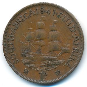 ЮАР, 1 пенни (1941 г.)