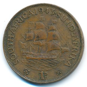 ЮАР, 1 пенни (1943 г.)