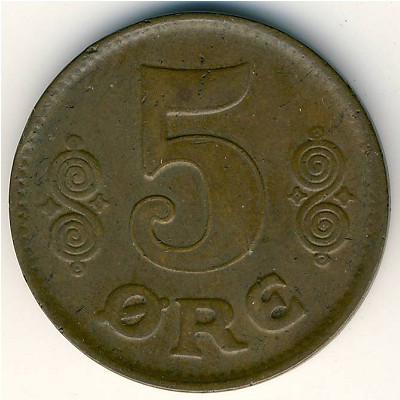 Дания, 5 эре (1919–1923 г.)