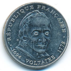 France, 5 francs, 1994