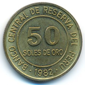 Перу, 50 солей (1982 г.)