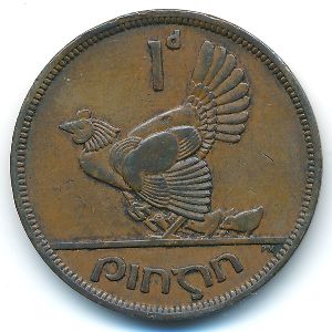 Ireland, 1 penny, 1948