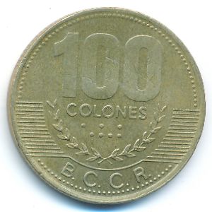 Коста-Рика, 100 колон (1998 г.)