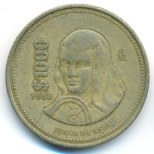 Мексика, 1000 песо (1988 г.)