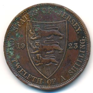 Jersey, 1/12 shilling, 1923
