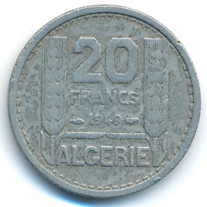 Алжир, 20 франков (1949 г.)