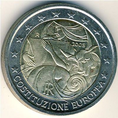 Италия, 2 евро (2005 г.)