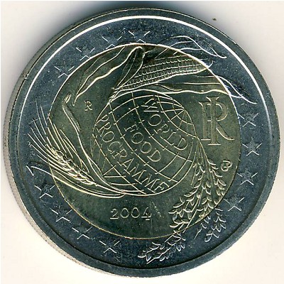 Италия, 2 евро (2004 г.)