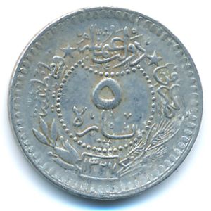 Турция, 5 пар (1912 г.)