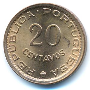 Мозамбик, 20 сентаво (1974 г.)
