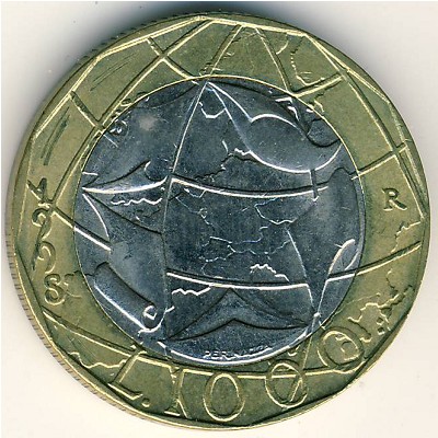 Италия, 1000 лир (1997–2001 г.)