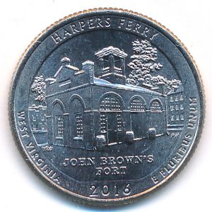 США, 1/4 доллара (2016 г.)