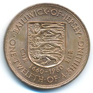 Jersey, 1/12 shilling, 1960