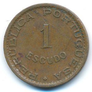 Angola, 1 escudo, 1972