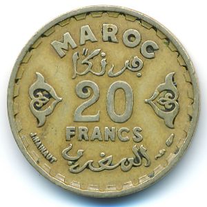 Марокко, 20 франков (1951 г.)