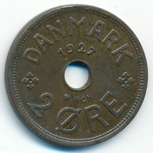 Дания, 2 эре (1927 г.)