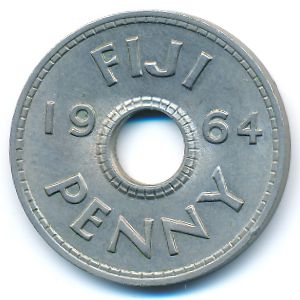 Фиджи, 1 пенни (1964 г.)