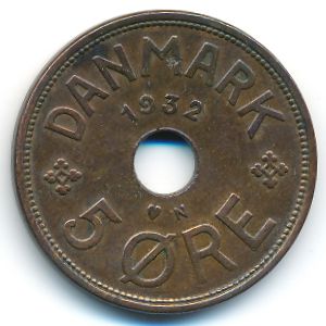 Дания, 5 эре (1932 г.)