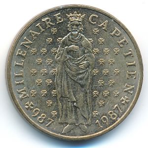 France, 10 francs, 1987