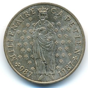 Франция, 10 франков (1987 г.)