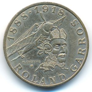 Франция, 10 франков (1988 г.)