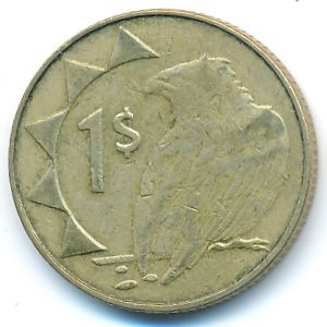 Namibia, 1 dollar, 2008