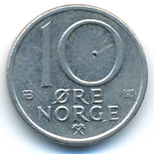 Норвегия, 10 эре (1979 г.)