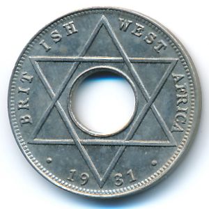 British West Africa, 1/10 penny, 1931