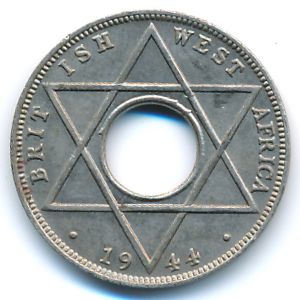 British West Africa, 1/10 penny, 1944