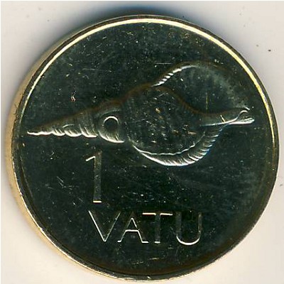 Vanuatu, 1 vatu, 1983–2002