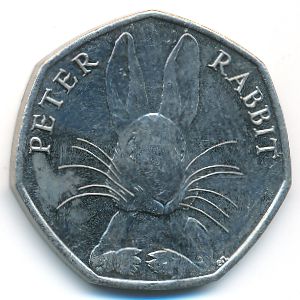Великобритания, 50 пенсов (2016 г.)
