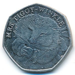 Великобритания, 50 пенсов (2016 г.)
