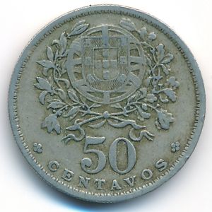 Португалия, 50 сентаво (1953 г.)