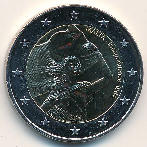 Malta, 2 euro, 2014