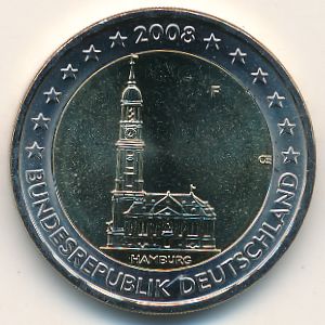 Германия, 2 евро (2008 г.)