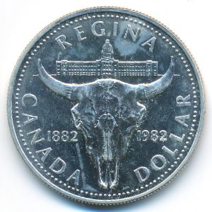 Канада, 1 доллар (1982 г.)