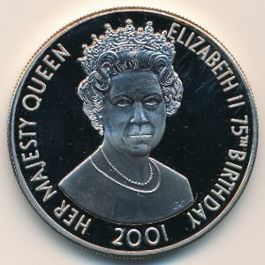 Тристан-да-Кунья, 50 пенсов (2001 г.)