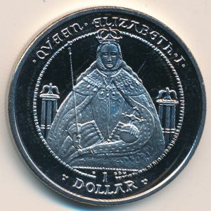 Virgin Islands, 1 dollar, 2008–2009