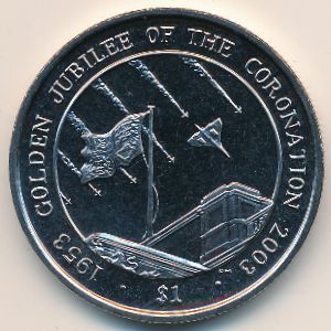 Sierra Leone, 1 dollar, 2003