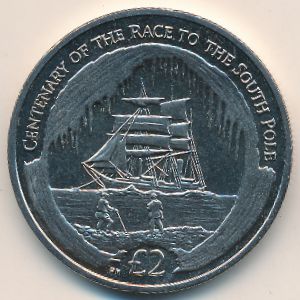 Южная Джорджия и Южные Сэндвичевы острова, 2 фунта (2010 г.)