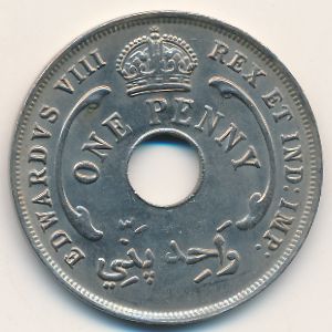 Британская Западная Африка, 1 пенни (1936 г.)