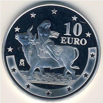 Spain, 10 euro, 2003