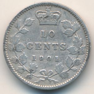 Канада, 10 центов (1901 г.)