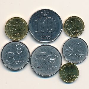 Киргизия, Набор монет