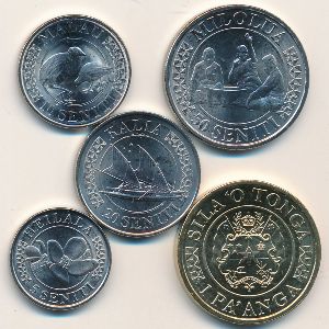 Тонга, Набор монет (2015 г.)