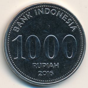 Indonesia, 1000 rupiah, 2016