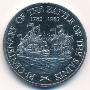 Saint Lucia, 10 dollars, 1982