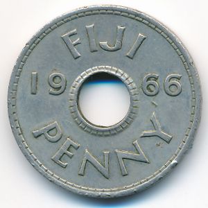 Фиджи, 1 пенни (1966 г.)