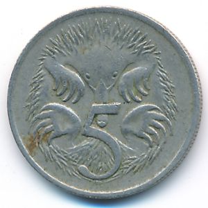 Австралия, 5 центов (1976 г.)