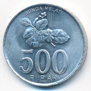 Indonesia, 500 rupiah, 2003